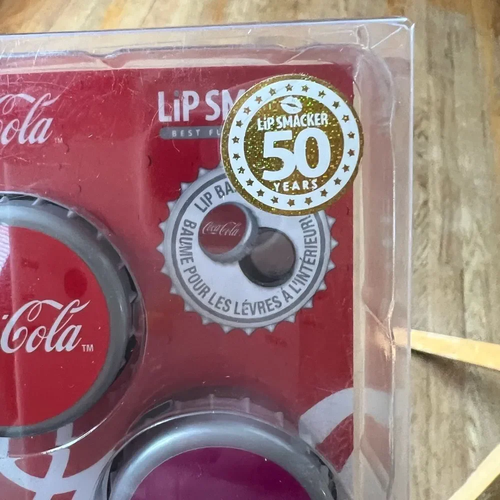 Lip Smacker 50th Anniversary Limited Edition Bottle Cap Lip Balm Trio